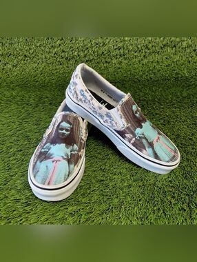 Vans Slip On House Of Terror The Shining Grady Twins Size US 5.5 Men Women 7